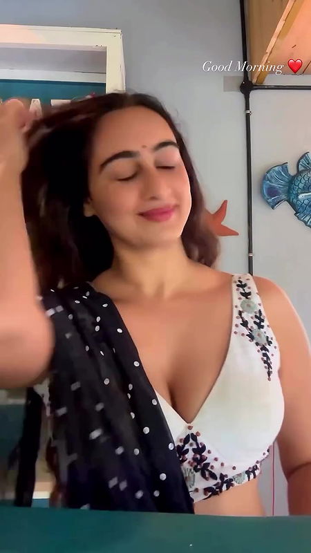 MEGHA SHUKLA EXOTIC AMPLE DEEP CLEAVAGE DELIBERATE EXPOSE IN SAREE 2