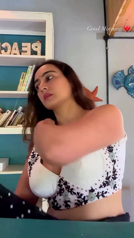 MEGHA SHUKLA EXOTIC AMPLE DEEP CLEAVAGE DELIBERATE EXPOSE IN SAREE 2