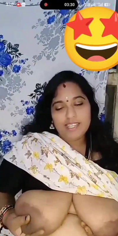 Telugu tanker bhabhi showing and pressing huge boobs 2