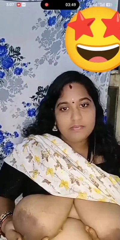 Telugu tanker bhabhi showing and pressing huge boobs 2