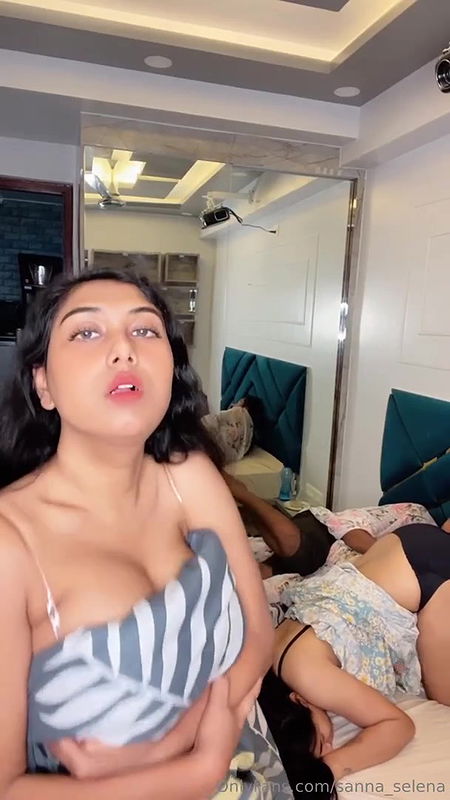 Famous influencer Sannati and Selena SEXY ONLYFANS VIDEO COLLECTION 20