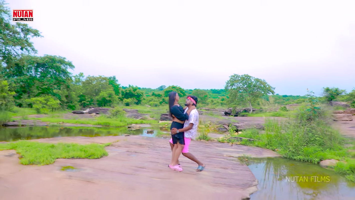 Saloni boobs grabbed, pressed & felt, slight navel kiss, shy smiling expressions 4