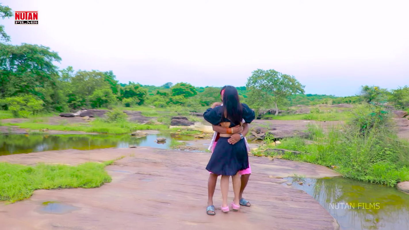 Saloni boobs grabbed, pressed & felt, slight navel kiss, shy smiling expressions 4