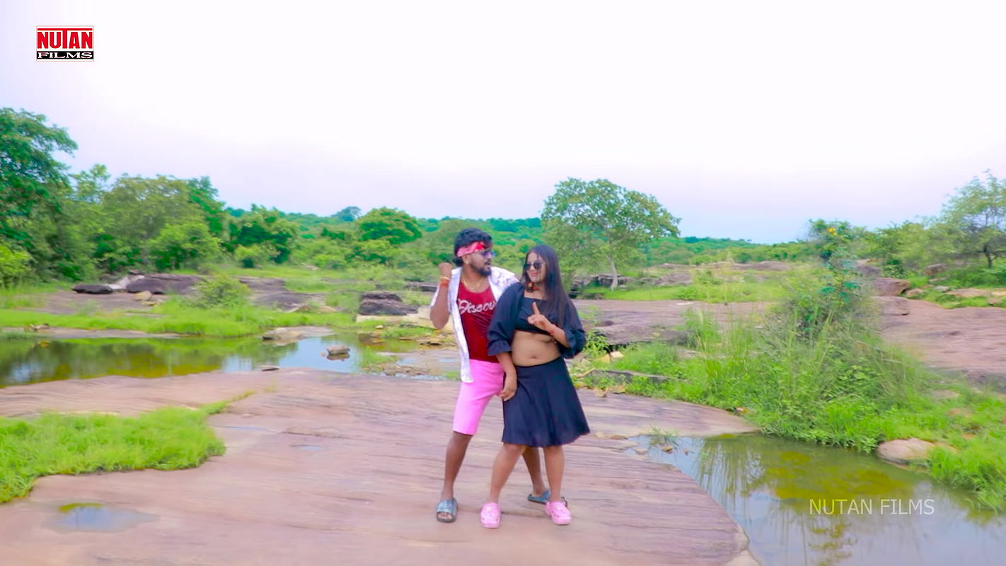 Saloni boobs grabbed, pressed & felt, slight navel kiss, shy smiling expressions 4