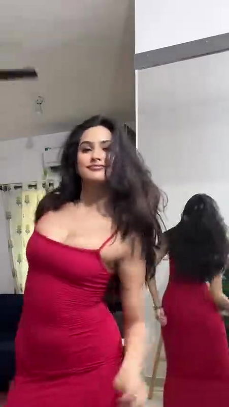 SANCHI RAI RED HOT SIZZLING BABE CUTE CLEAVAGE TEASE 2