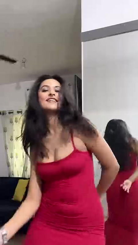 SANCHI RAI RED HOT SIZZLING BABE CUTE CLEAVAGE TEASE 2