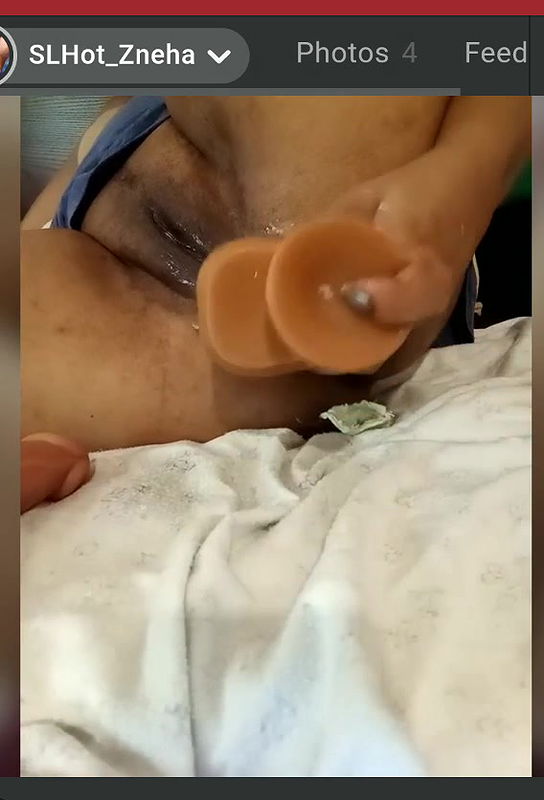 slHOT zNEHA Big Dildo in Ass hole on Cam 2