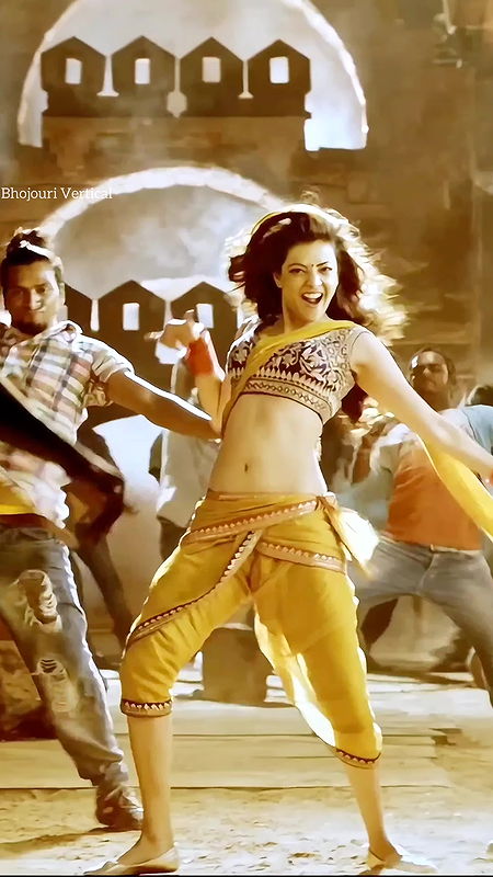Kajal Agarwal milky body bouncing boobs deep navel show ass shaking hottest UHD video 2