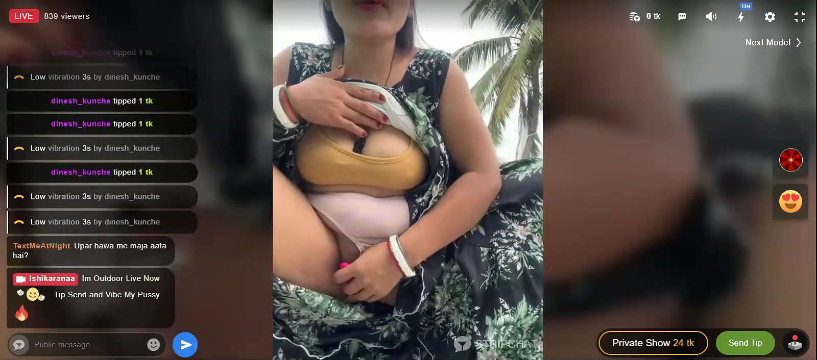 Sexy Girl lifting her dress showing her Ass