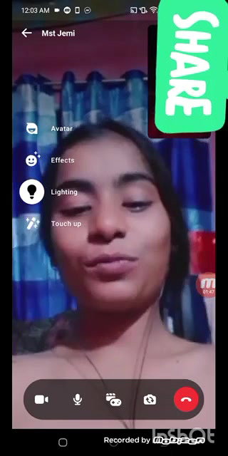 Desi village girlfriend showing and fingring on vc 2 videos