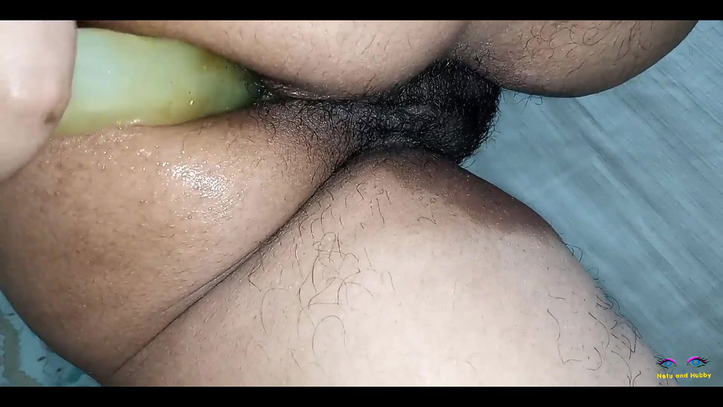 Cucumber and Dildo Best for Double Penetration in Ass and Pussy Research of BBW Chubby Hot Indian Wife in Clear Hindi Audio