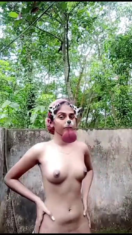 Desi slim fit village babe recording nude 2 clips 4