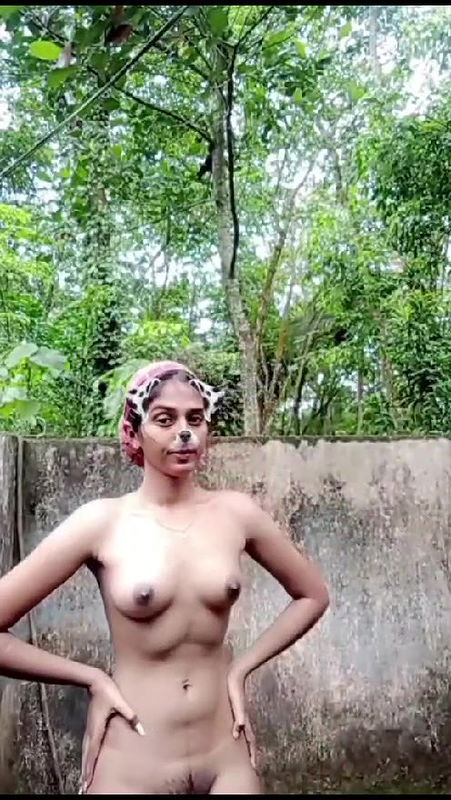 Desi slim fit village babe recording nude 2 clips 4