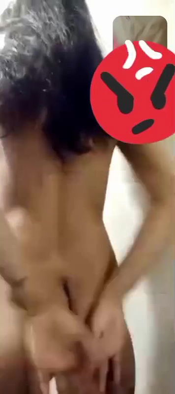 Desi slim gf shy in video call 2