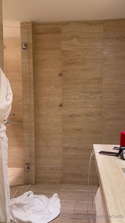 Mia Khalifa onlyfans shower 2