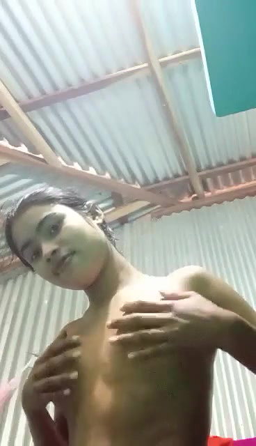 Village girl after bath asking sorry in nude 2