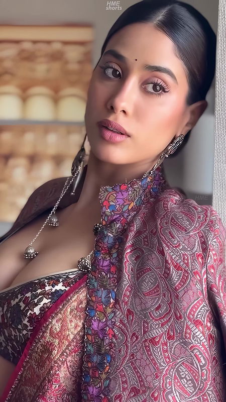Janhvi Kapoor horny lips erotic busty hanging boobs hottest Photoshoot UHD video 2