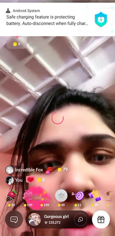 Gorgeous Girl Brief Nude Show Live on Tango With Face 2