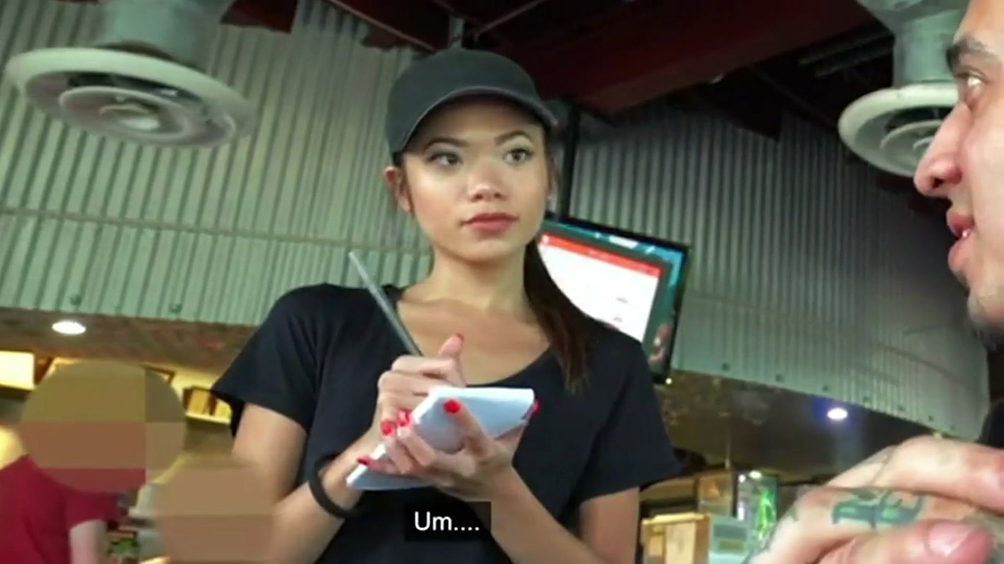 Cute waiter fucked by customer 2