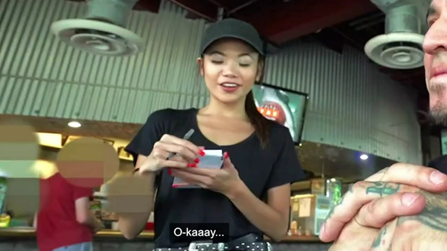 Cute waiter fucked by customer 2