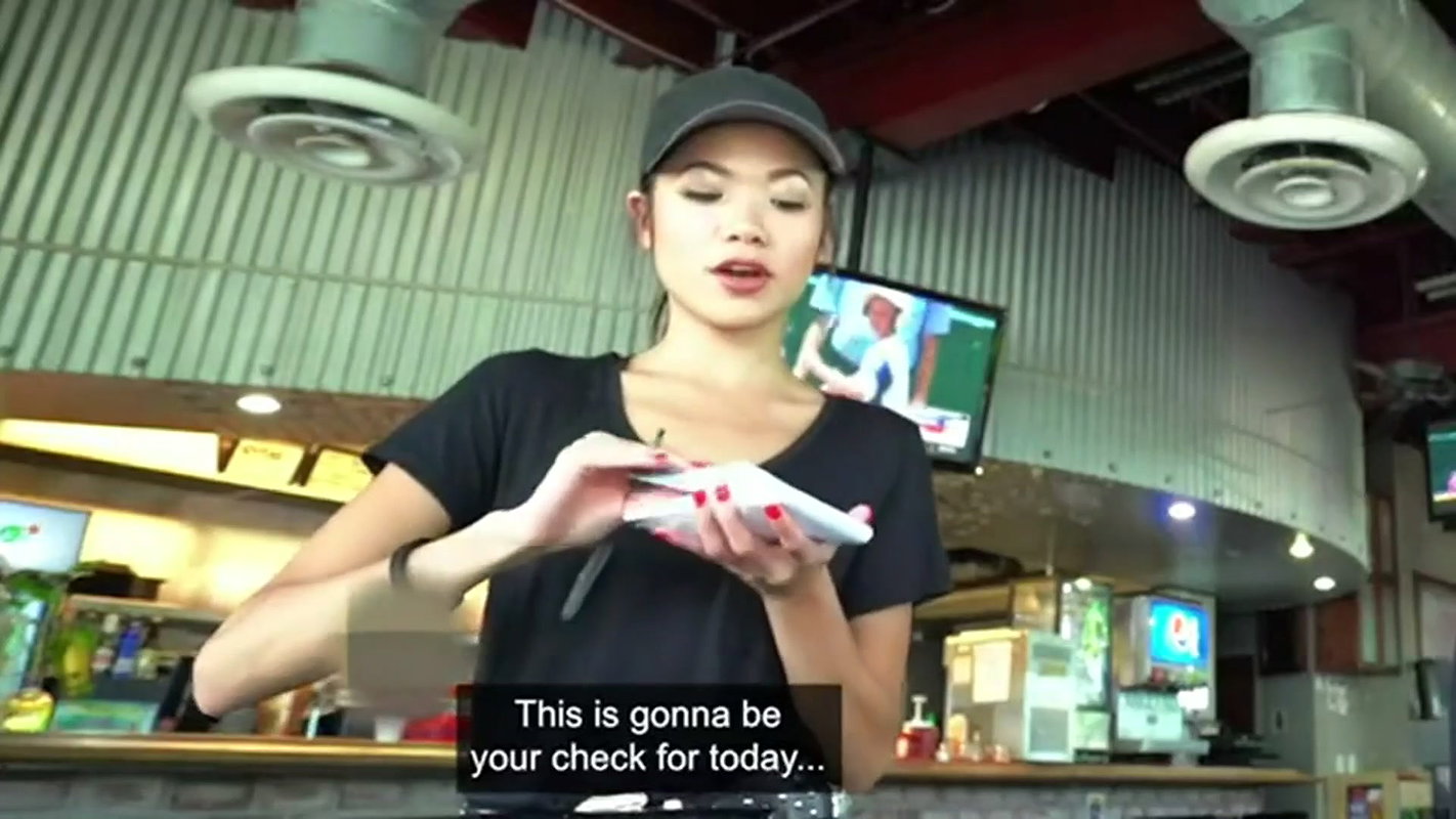 Cute waiter fucked by customer 2