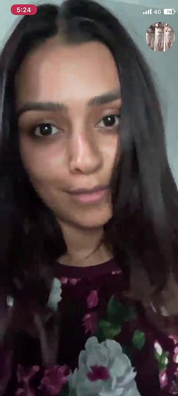 Horny Girlfriend Showing Squeezing Big Boob On Vc3