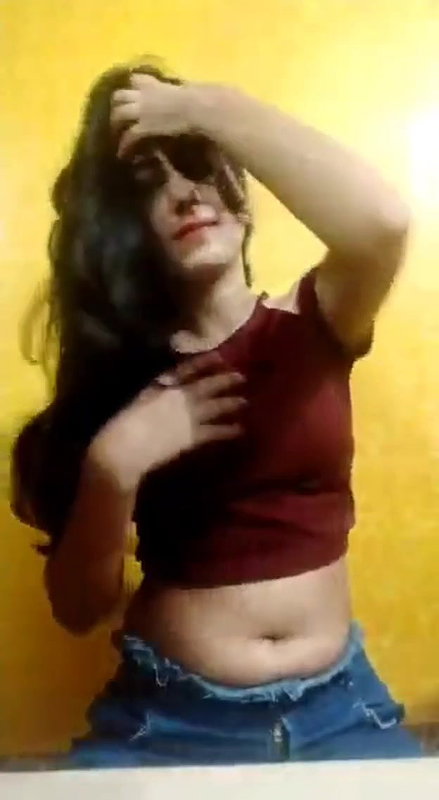 Cute desi teen boob press2
