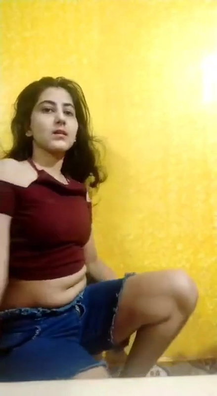 Cute desi teen boob press2