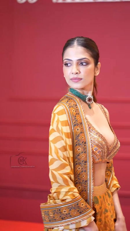 MALAVIKA MOHANAN SUCKABLE DEEP CLEAVAGE EROTIC TEASE2