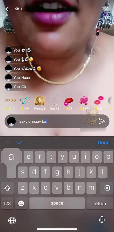 Hot Nilima Telugu Live Show Full Boobs and Pussy With Brief Face2