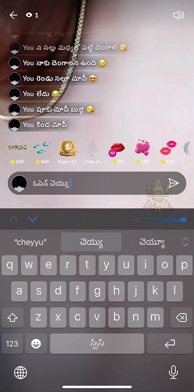 Hot Nilima Telugu Live Show Full Boobs and Pussy With Brief Face2