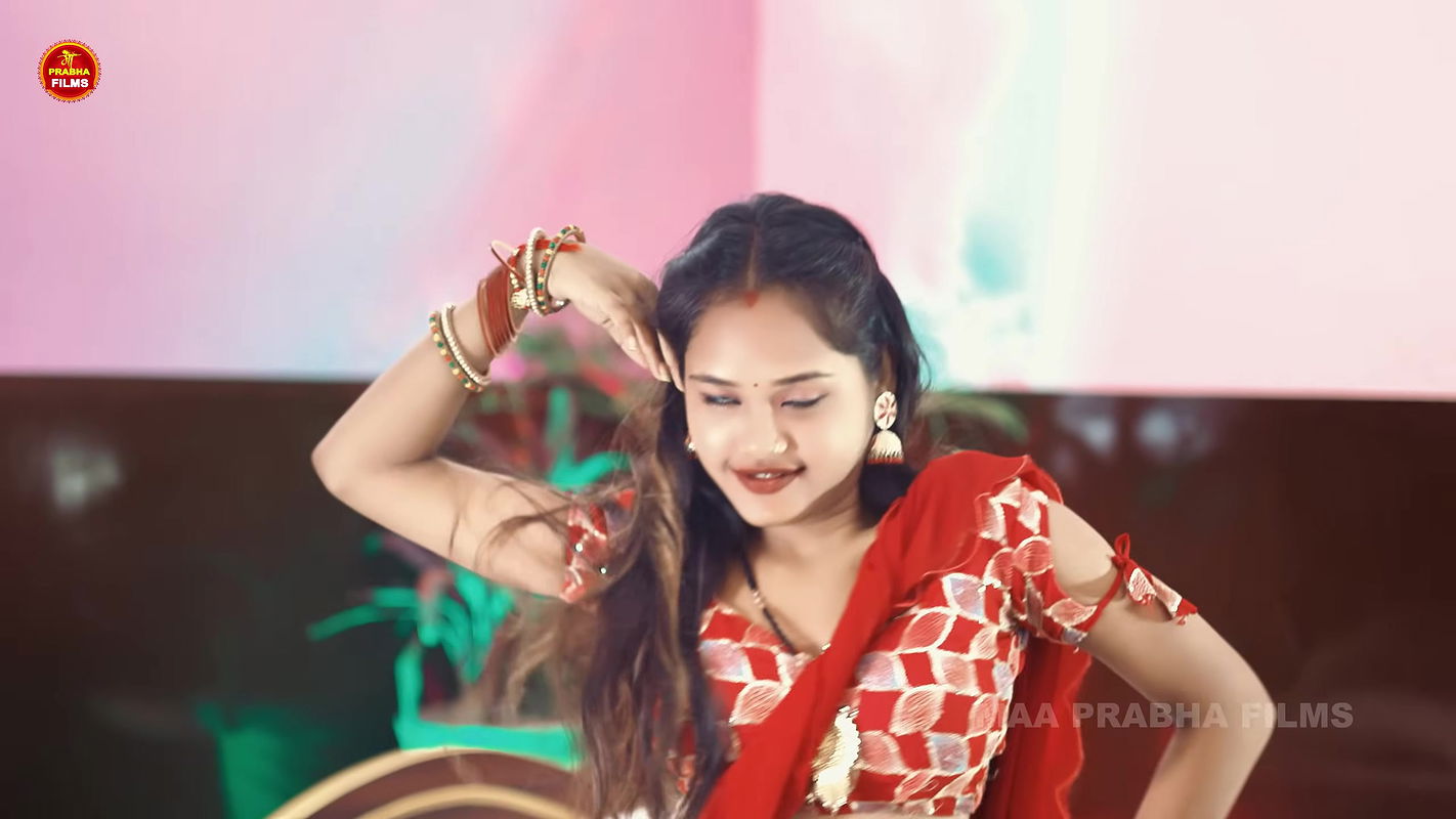 Hot shy booby girls cleavage show navel groping song2