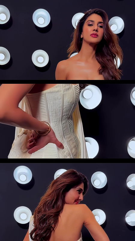 VAANI KAPOOR STUNNING DIVA FLAWLESS CLEAVAGE SHOOT HQ VIDEO 2