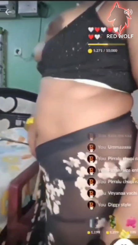 Tango MILF Thulasi Telugu Nude Strip and Show her Big Butt With Partial face 2