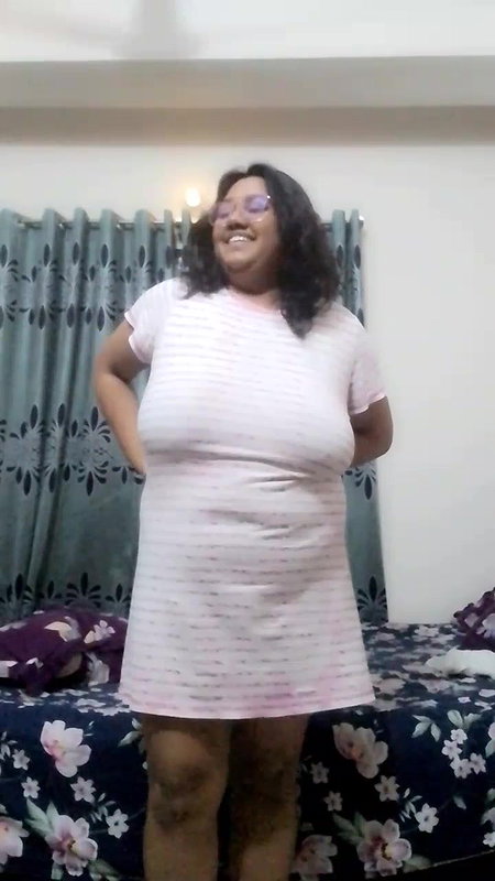 Beautiful Chubby Girlfriend Showing Nude Sucking Boobs 14 Videos Update  2