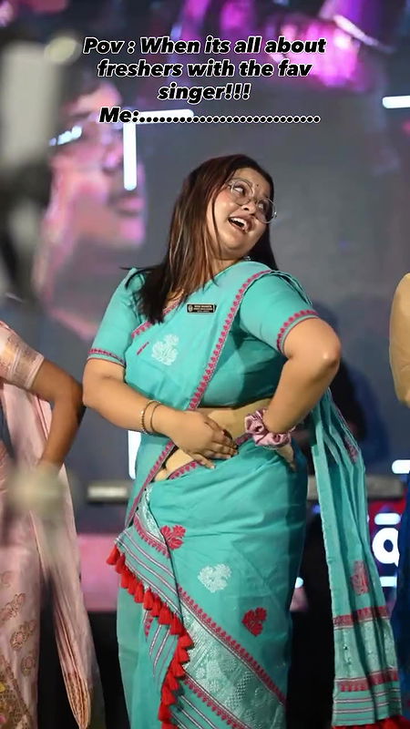 Nepali fleshy teacher open navel show in blue saree  2