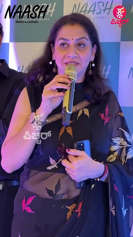 Sudharani sexy navel in transaparent black saree  2