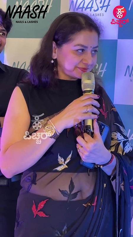 Sudharani sexy navel in transaparent black saree  2