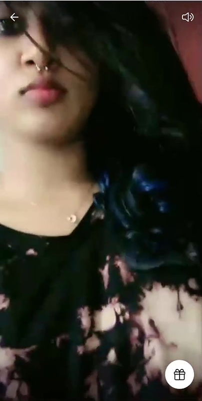 Beautiful Anagha Quick Boobage Flash Live With Face  2