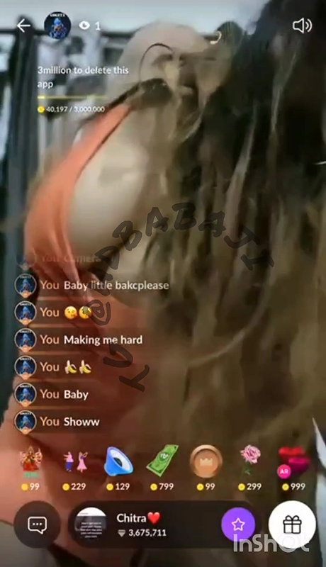 Cute Chitra Boobs Show With Face on Tango 1212