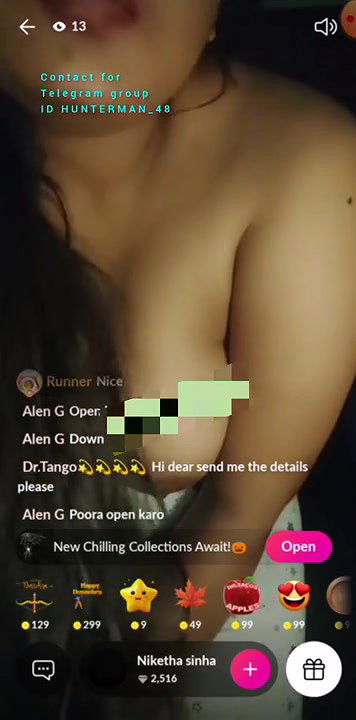 Niketha Sinha Private Tango Live2
