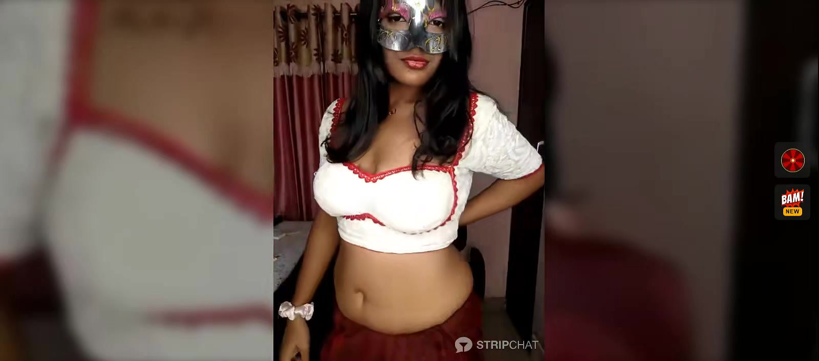 Horny Gril seduction stripping her saree an blouse showing highly seductive body