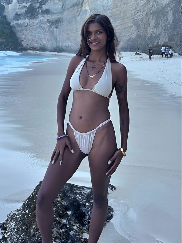 SLUTTY DUSKY WILD WIFE KHYATISHREE NAKED STRIP ON BEACH AI EDIT VIDEO 4