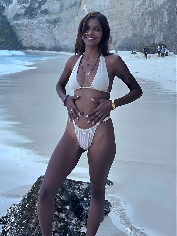 SLUTTY DUSKY WILD WIFE KHYATISHREE NAKED STRIP ON BEACH AI EDIT VIDEO 4