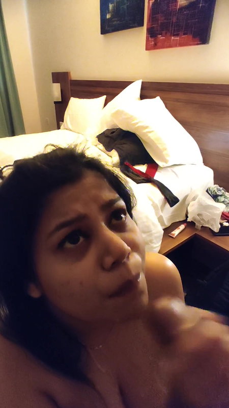 Desi Wife Giving Blowjob to Hubby 2