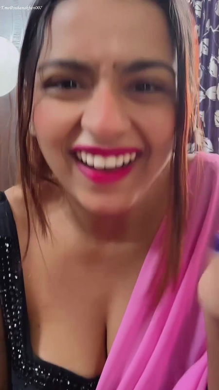 SUHANA KHAN DELICIOUS BOMBSHELL SEXY BACKLESS AND DESIRABLE IN SAREE HQ VIDEO 2