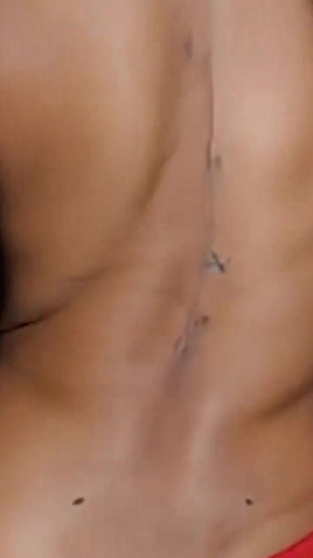 SAANVI KAANAN BACKLESS WILD DIVA FLAWLESS SEXY FIGURE TEASE 2