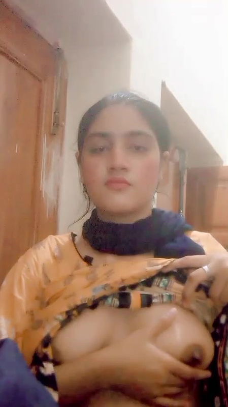 Beautiful Young Girlfriend Removing Bra Showing Big Boobs 3