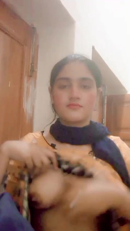 Beautiful Young Girlfriend Removing Bra Showing Big Boobs 3