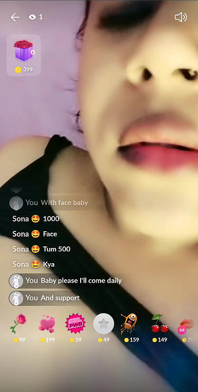Hot Bhabhi Sona Nude Show Live and Masturbating Pussy With Full face2